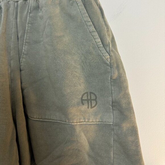 ANINE BING Kelsie Short in Green Khaki Size Small - Picture 4 of 10